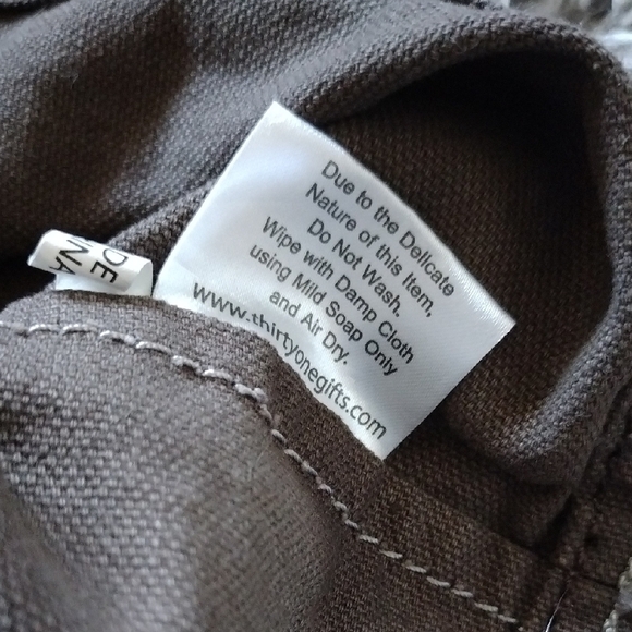 Brown Floral Tote Bag - Picture 9 of 9